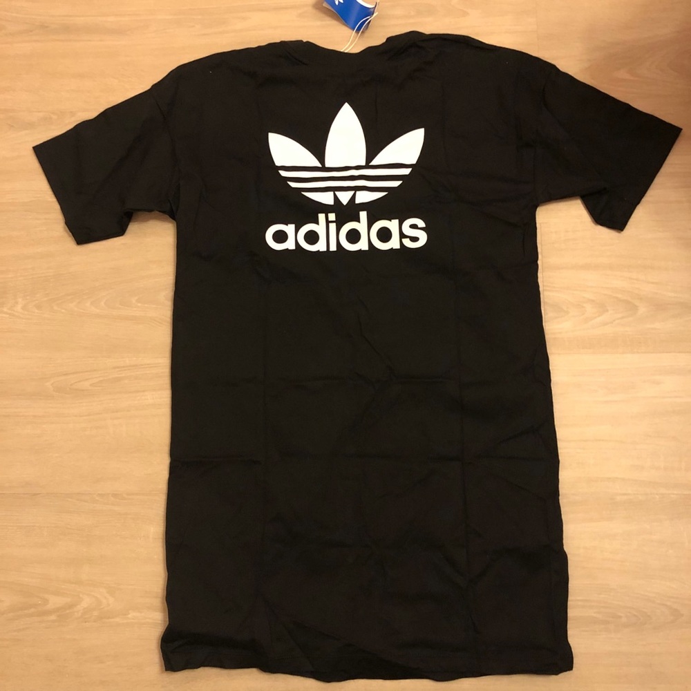 NWT Adidas Trefoil Oversized T-Shirt Dress DV2607 - Picture 11 of 14
